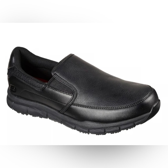 Skechers for Work Men's Solace Work Shoe Black 9 M - Picture 1 of 5
